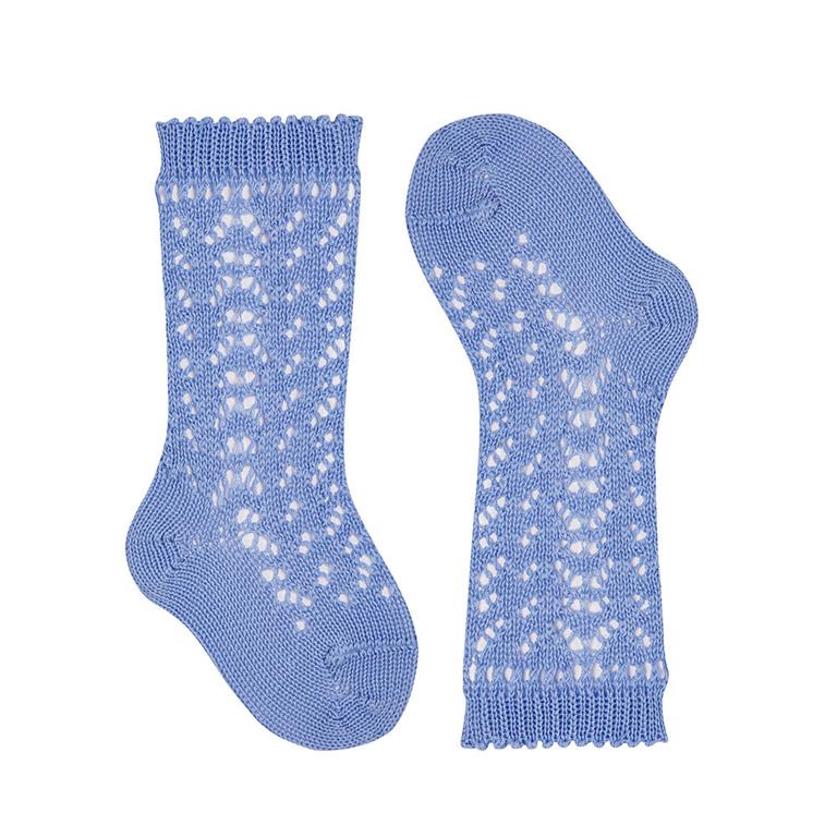 Calze lunghe Condor in cotone perle traforate