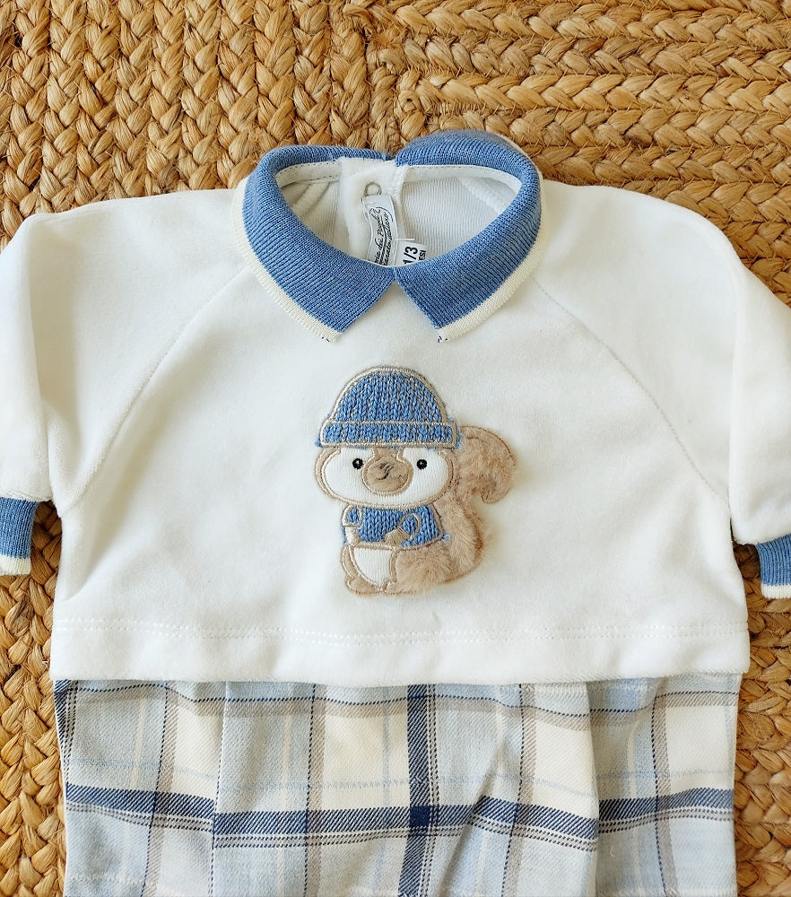 Tutina in ciniglia La Sartoria Dei Piccoli