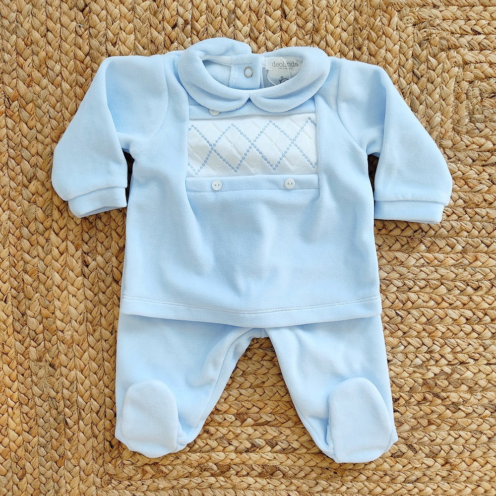 Completo due pezzi in ciniglia Deolinda