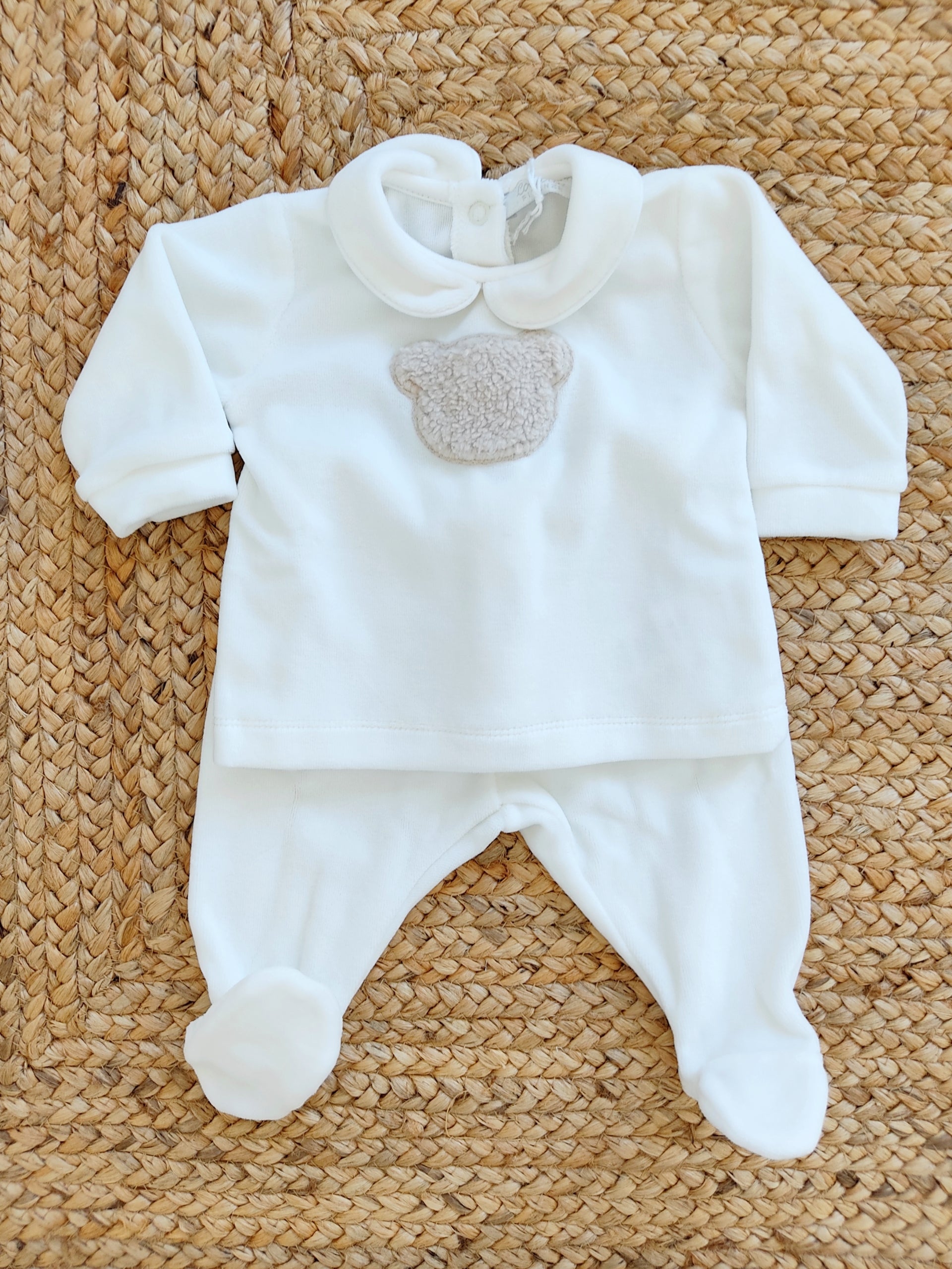 Completo due pezzi in ciniglia Coccodè