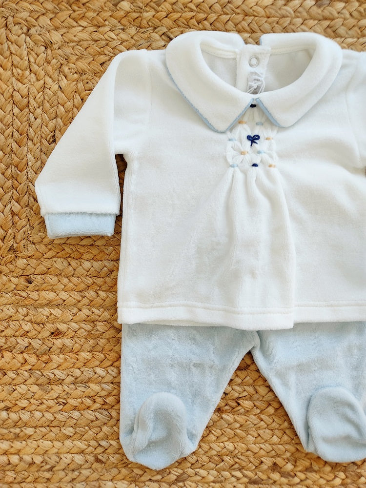 Completo due pezzi in ciniglia Teto e Tatta