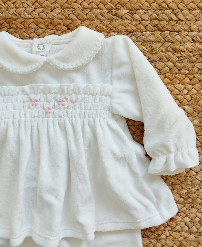 Completo due pezzi in ciniglia Teto e Tatta