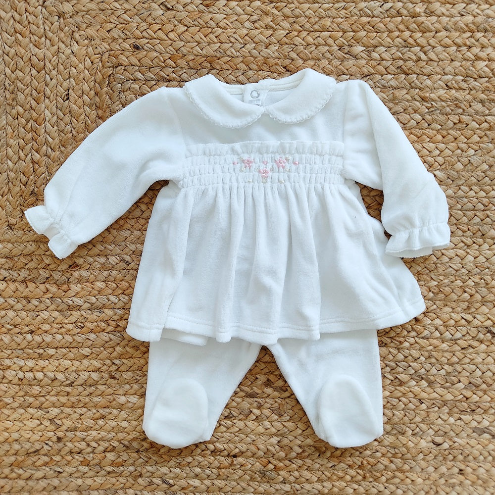 Completo due pezzi in ciniglia Teto e Tatta