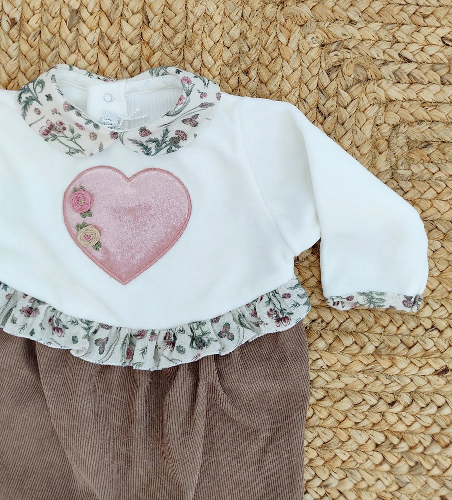 Tutina in ciniglia La Sartoria Dei Piccoli