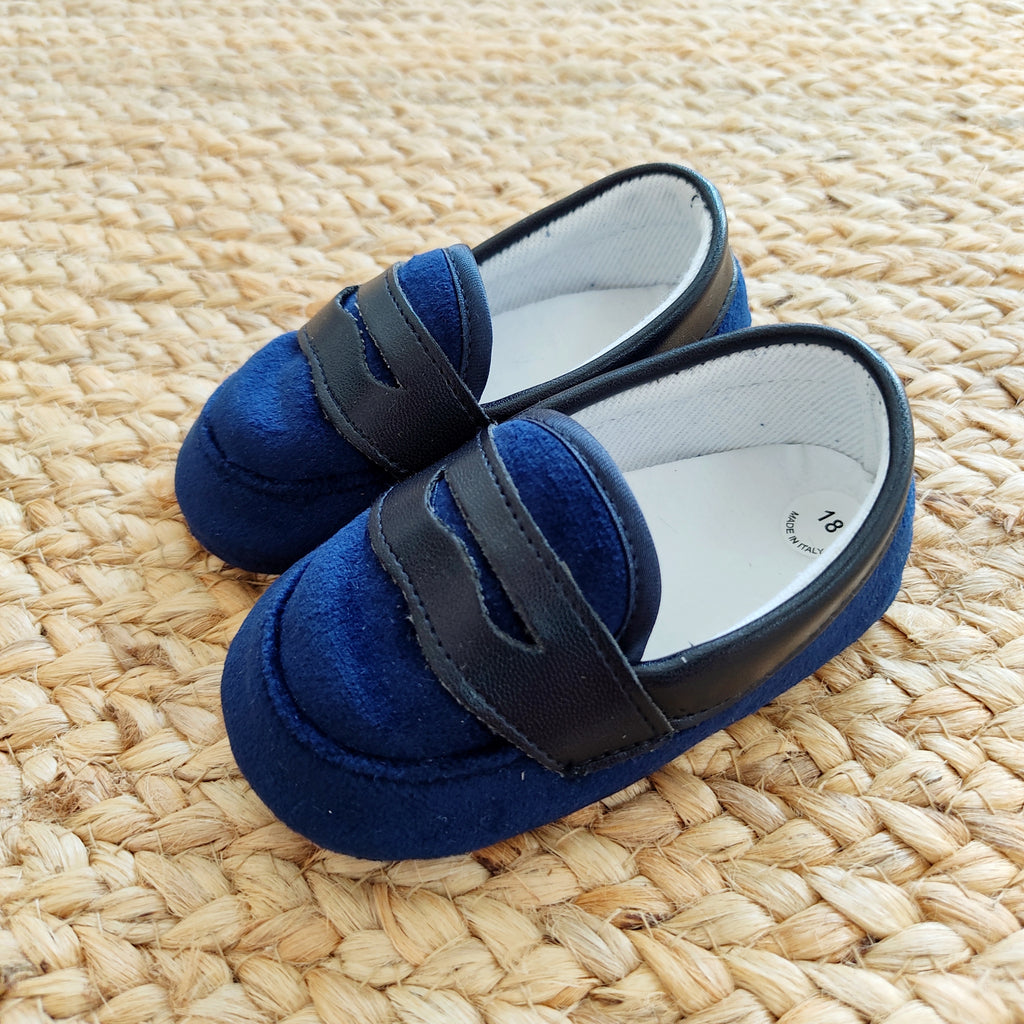 Mocassino in velluto Teto e Tatta