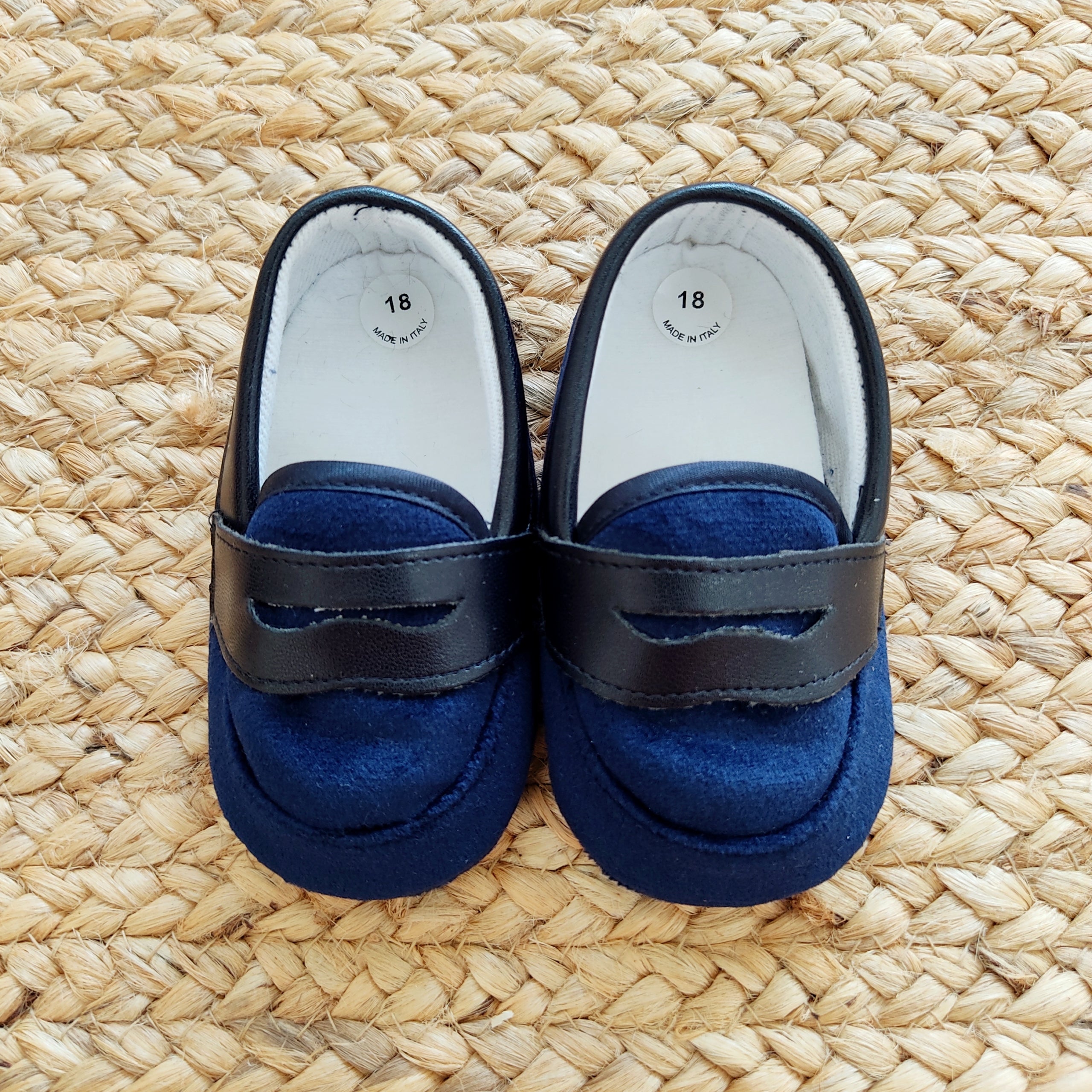 Mocassino in velluto Teto e Tatta