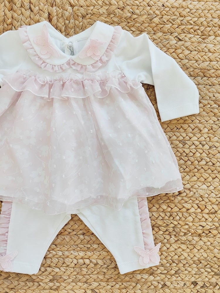 Completo due pezzi in cotone La Sartoria Dei Piccoli