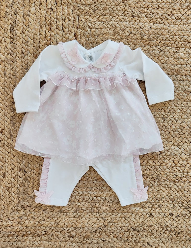 Completo due pezzi in cotone La Sartoria Dei Piccoli