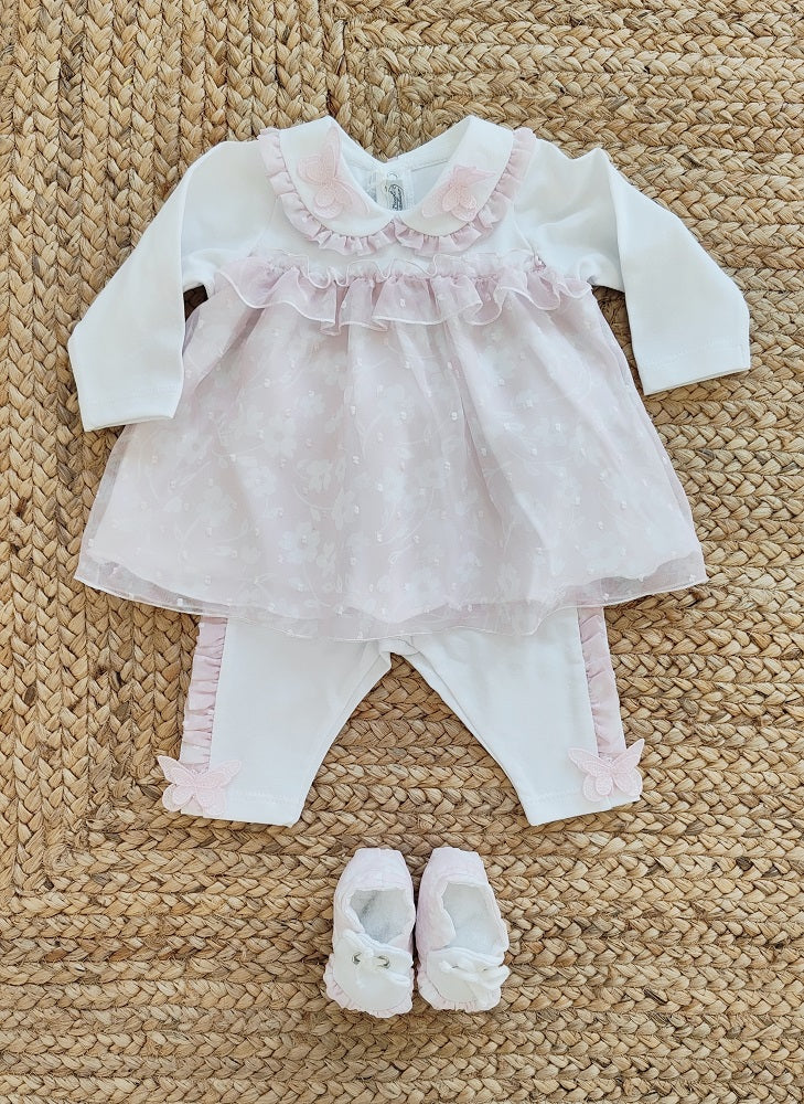 Completo due pezzi in cotone La Sartoria Dei Piccoli