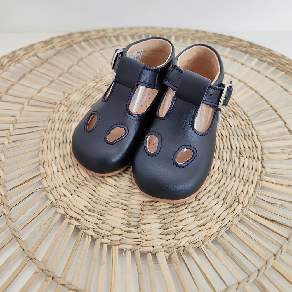 Scarpe Occhio di bue in pelle primi passi Angelitos