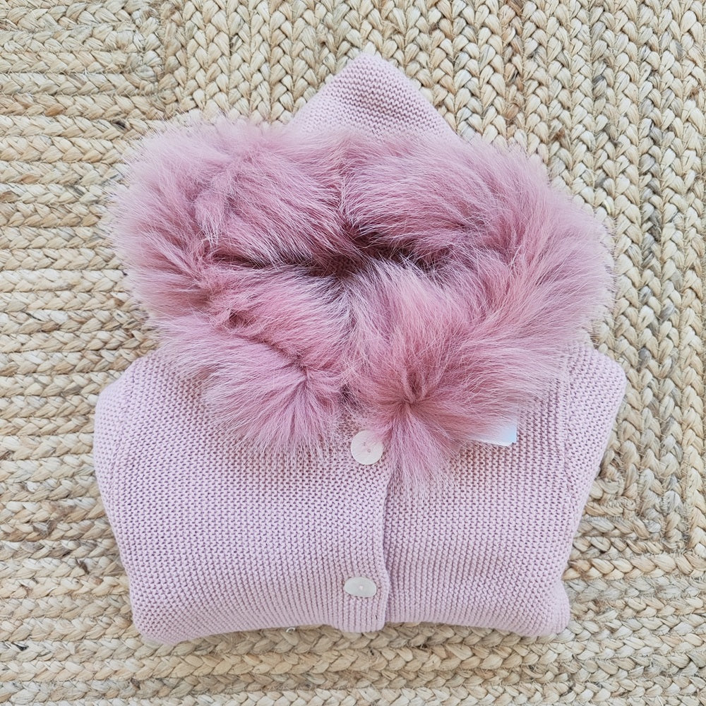 Tutone intero con cappuccio in pelliccia Mac Ilusion