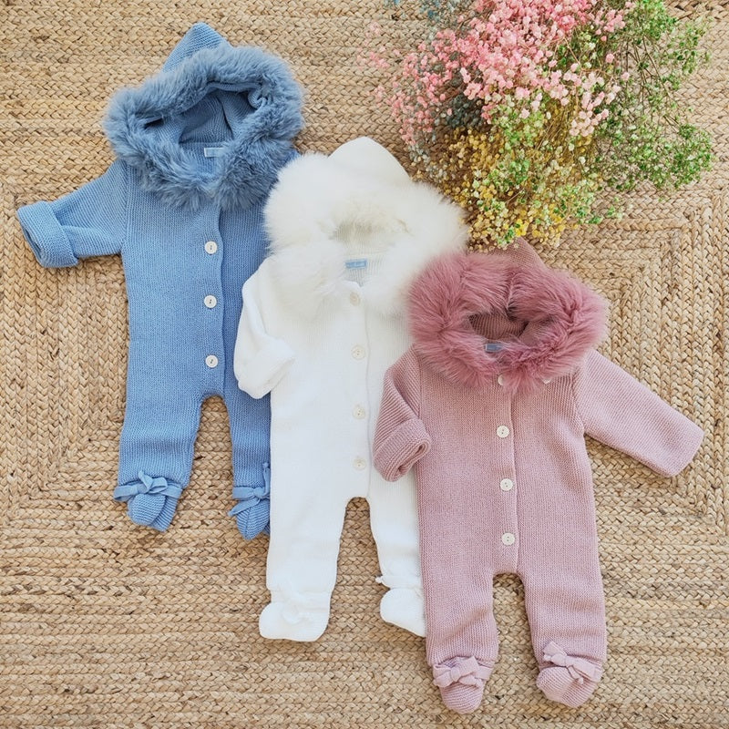 Tutone intero con cappuccio in pelliccia Mac Ilusion