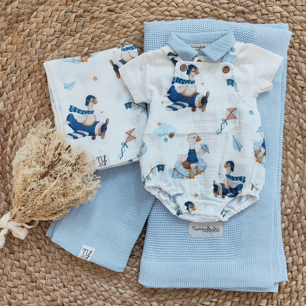 Completo due pezzi in cotone Nannafrufrù