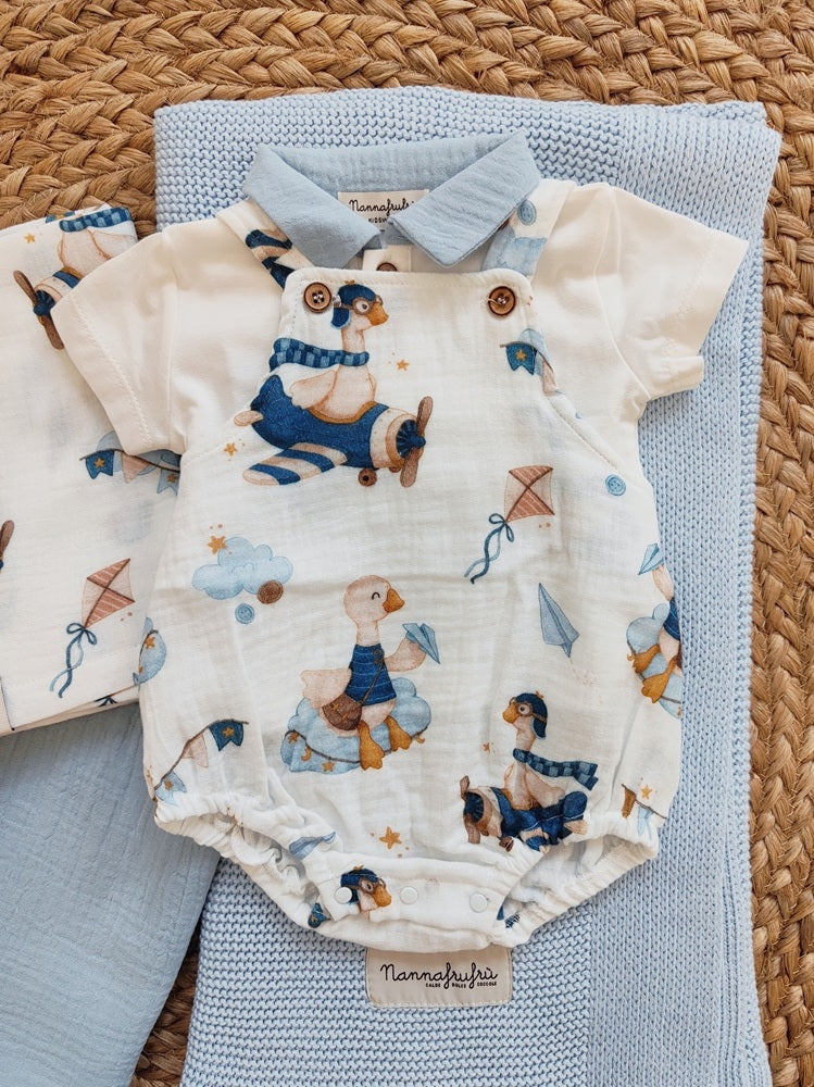 Completo due pezzi in cotone Nannafrufrù