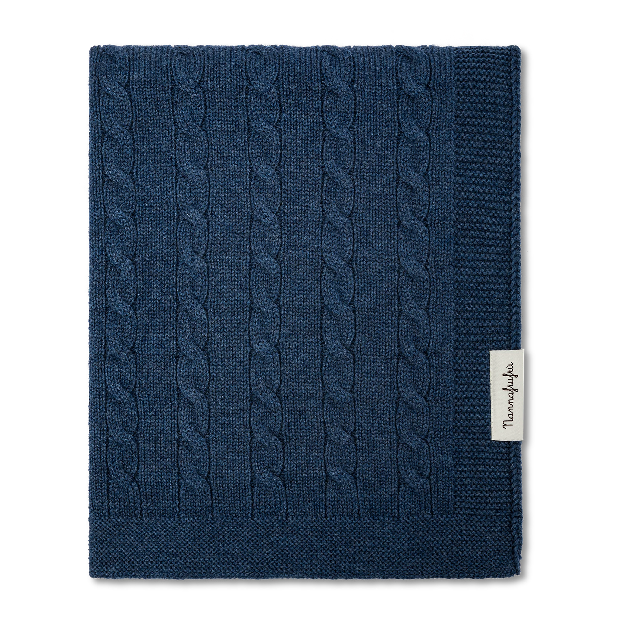 Coperta Treccia lana merino Nannafrufrù
