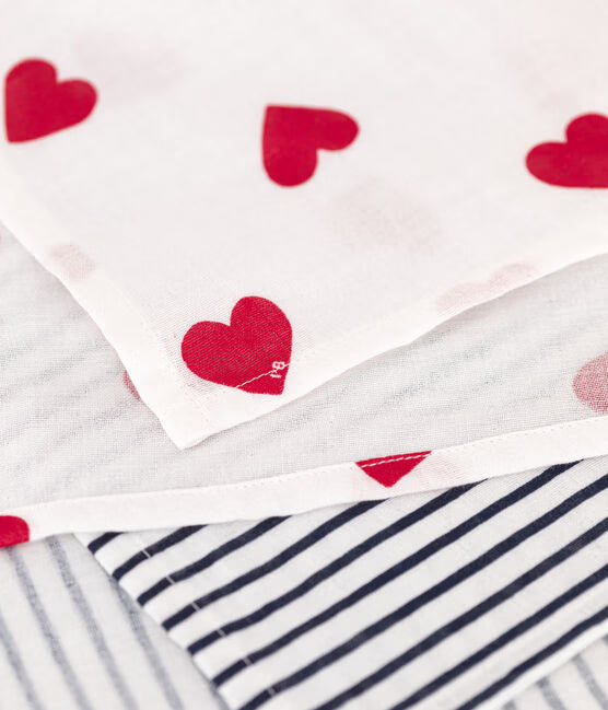 Set 2 mussole in garza Petit Bateau