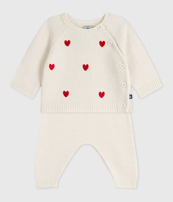 Completo due pezzi in lana Petit Bateau