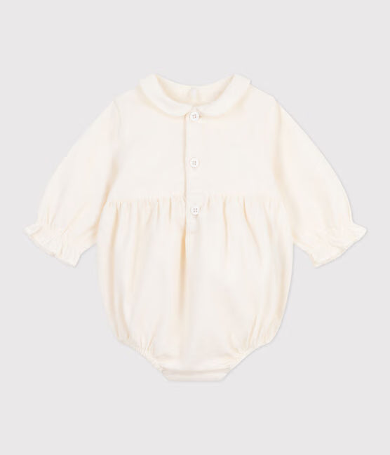 Pagliaccetto in velluto Petit Bateau