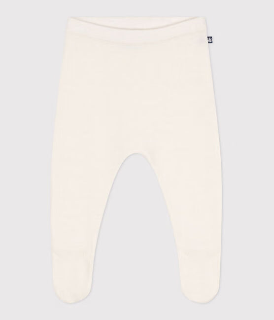Brassière con incrocio + Pantaloni in maglia traforata di misto lana e cotone Petit Bateau