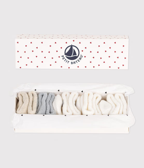 Set di calzini nascita in cotone Petit Bateau