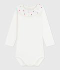 Body con colletto ricamato Petit Bateau