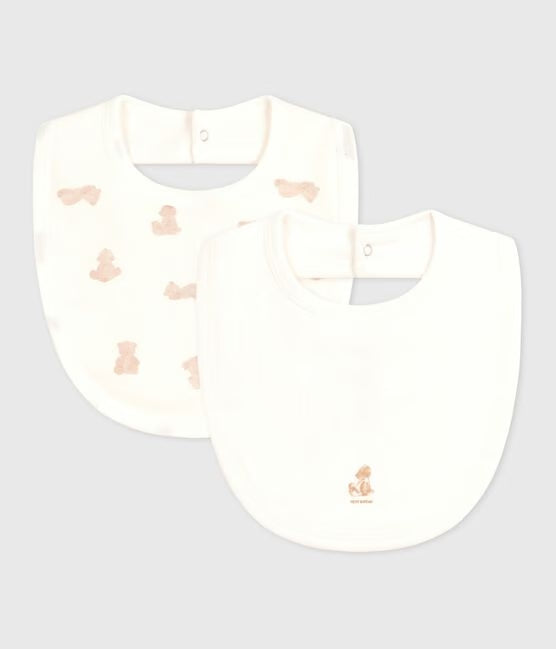 Set di bavaglini in cotone con stampa Petit Bateau