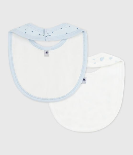 Set di bavaglini in cotone con stampa Petit Bateau