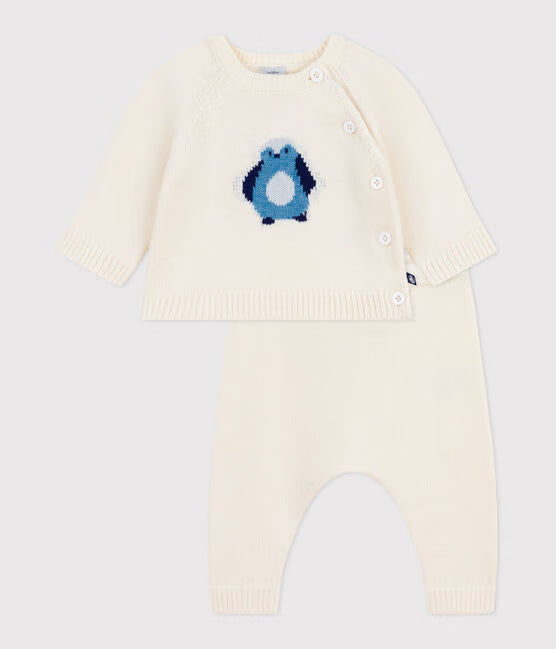 Completo due pezzi in lana Petit Bateau