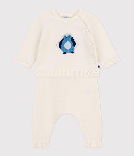 Completo due pezzi in lana Petit Bateau