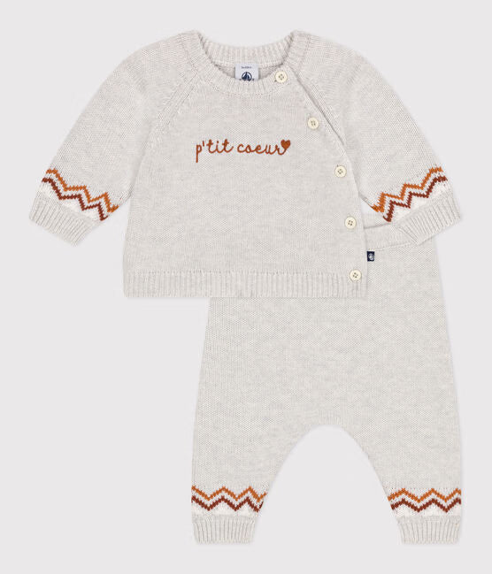 Completo due pezzi in lana Petit Bateau