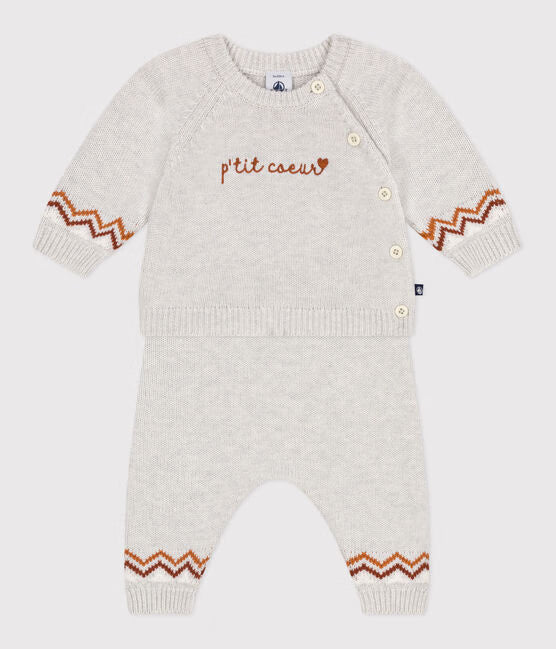 Completo due pezzi in lana Petit Bateau
