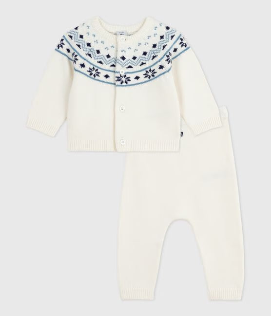 Completo due pezzi in lana Petit Bateau