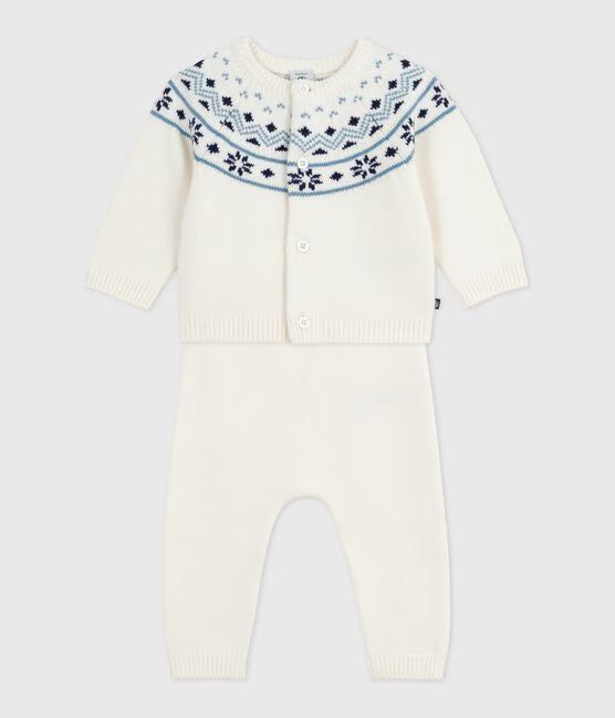 Completo due pezzi in lana Petit Bateau