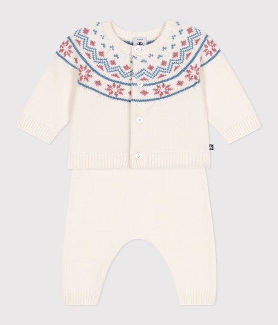 Completo due pezzi in lana Petit Bateau