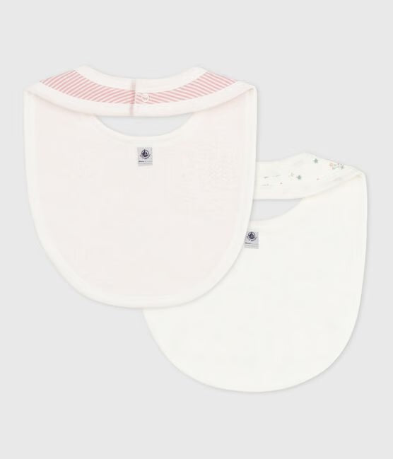 Set di bavaglini in cotone con stampa Petit Bateau