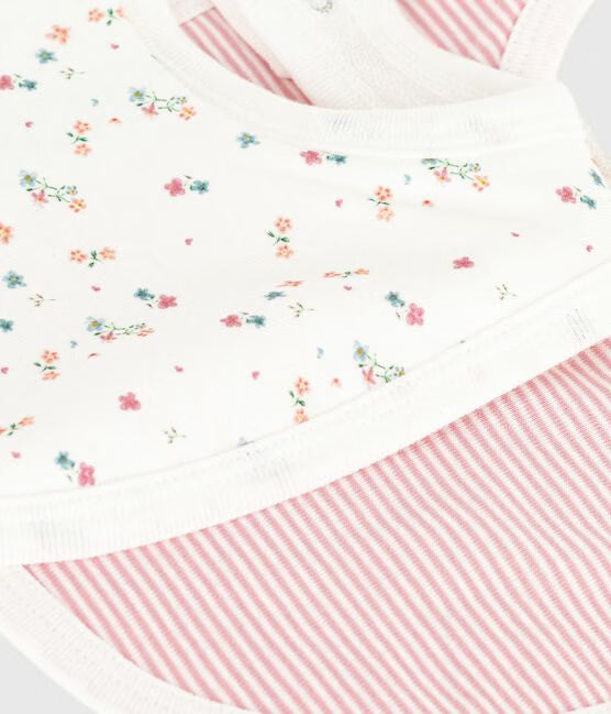 Set di bavaglini in cotone con stampa Petit Bateau
