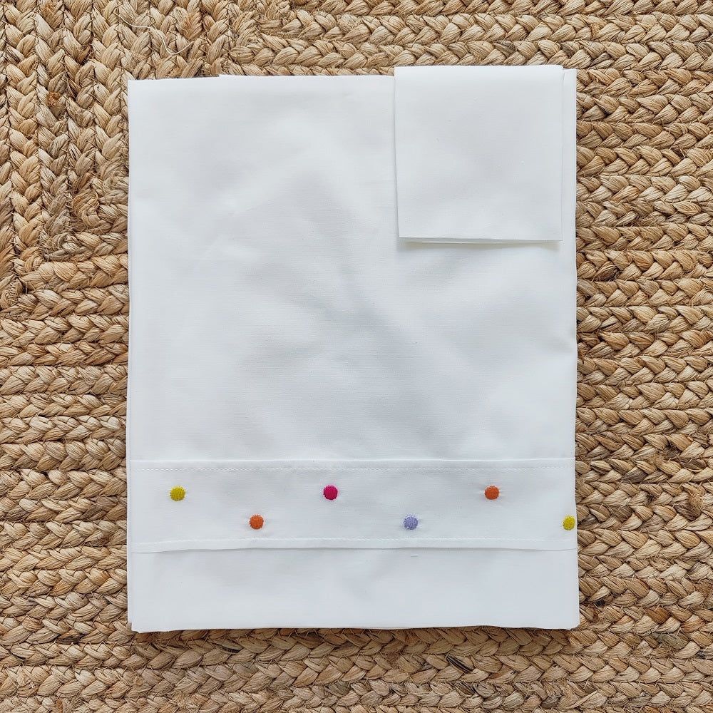 Lenzuolino in cotone- Culla- Le Coconnè