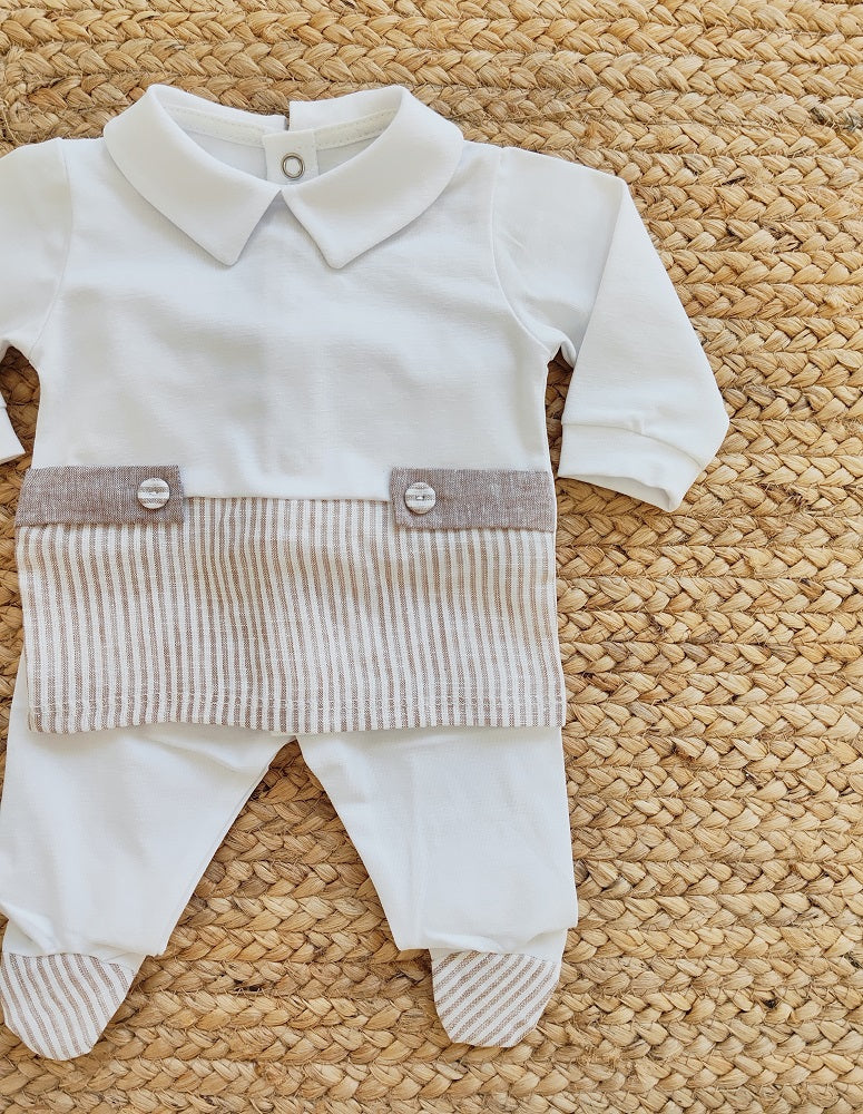 Completo due pezzi in cotone Teto e Tatta