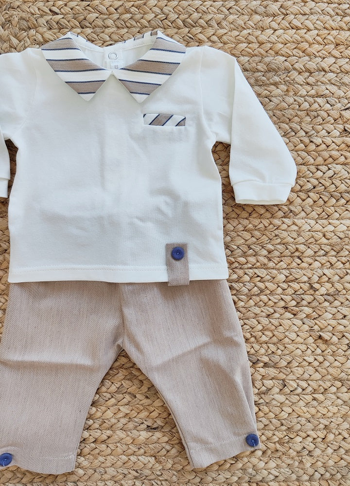 Completino due pezzi in cotone Teto e Tatta