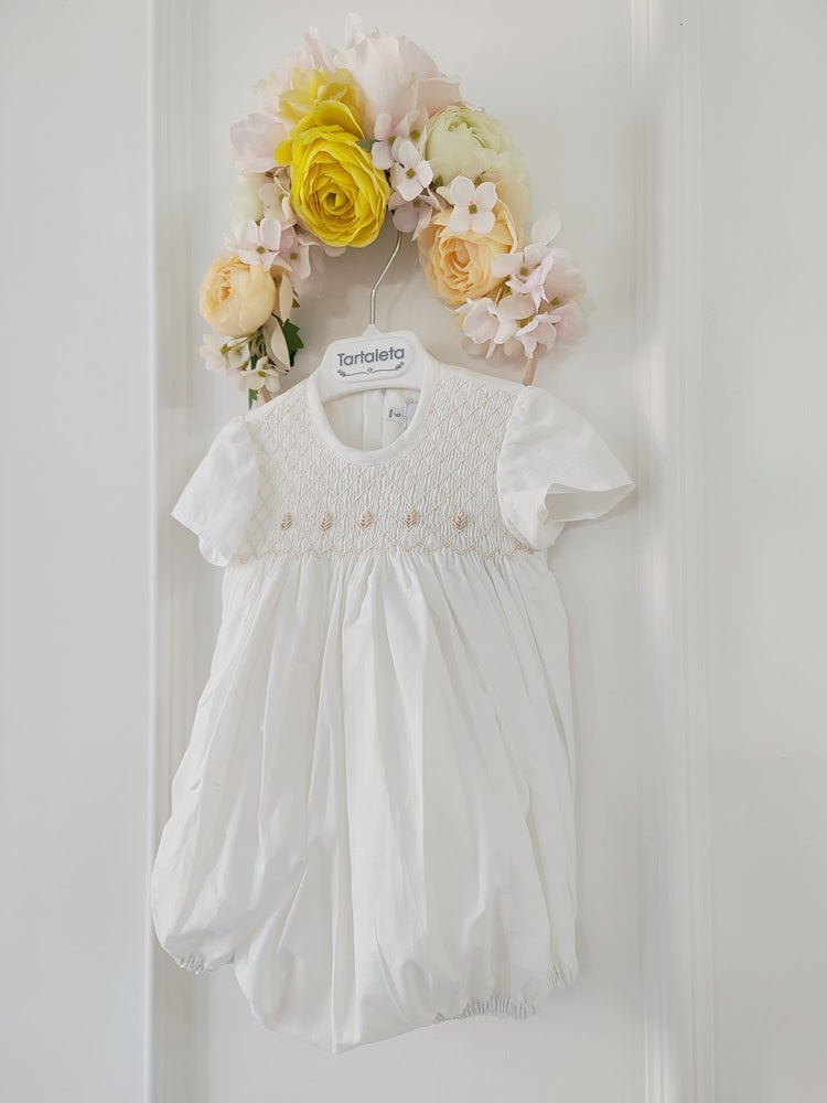 Pagliaccetto punto smock a mano Tartaleta