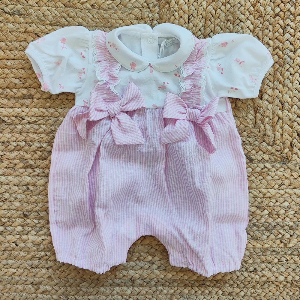 Pagliaccetto in cotone e lino Coccodè