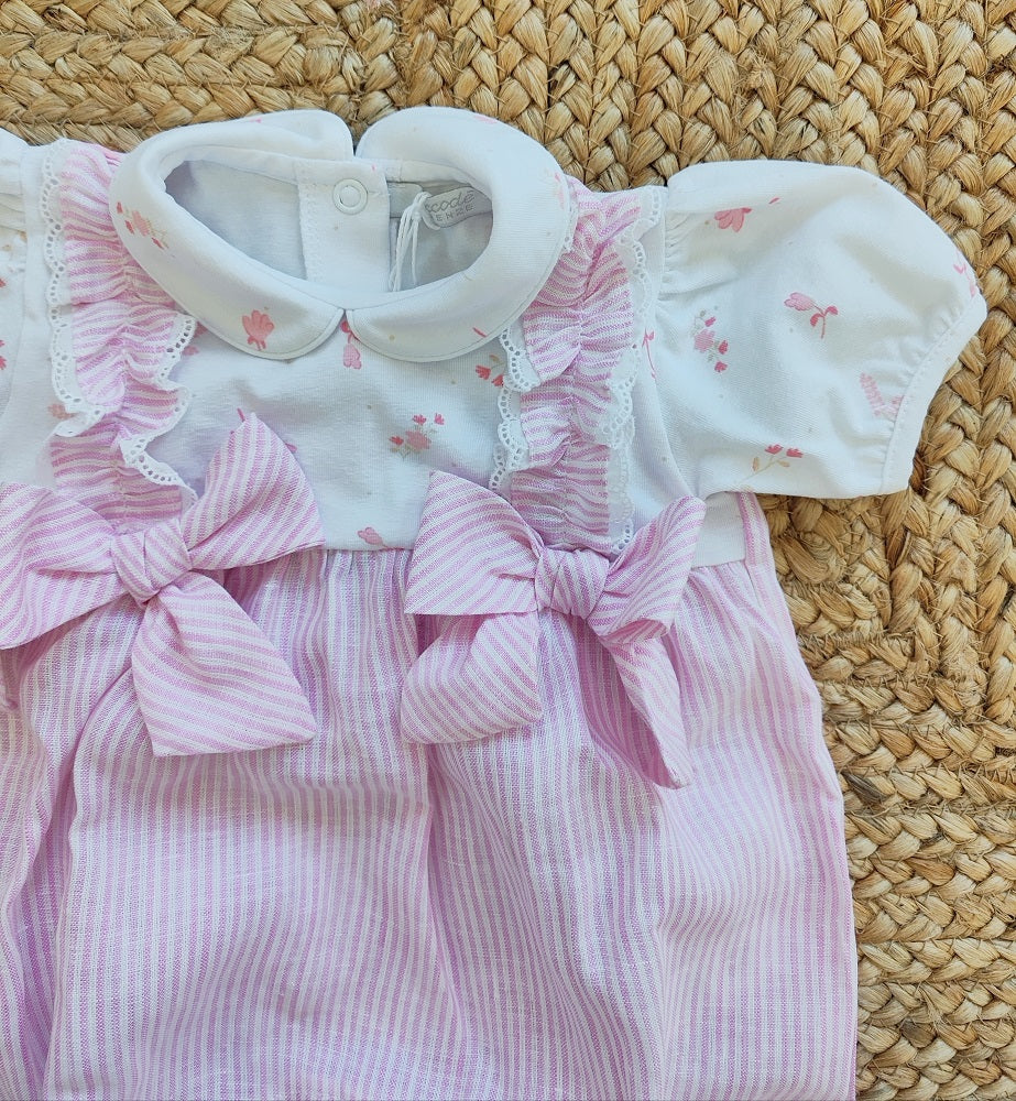 Pagliaccetto in cotone e lino Coccodè