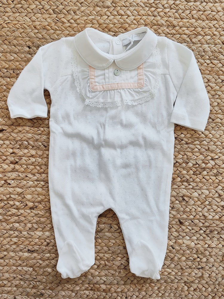 Tutina e Pagliaccetto in jersey traforato Coccodè