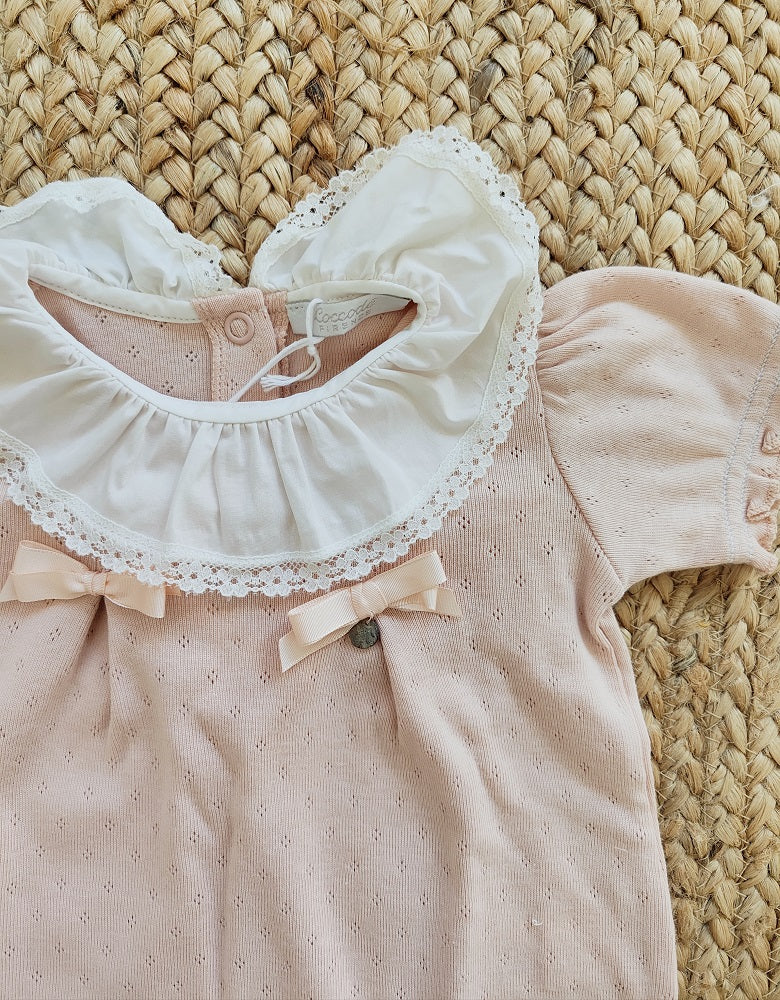 Tutina e Pagliaccetto in jersey traforato Coccodè