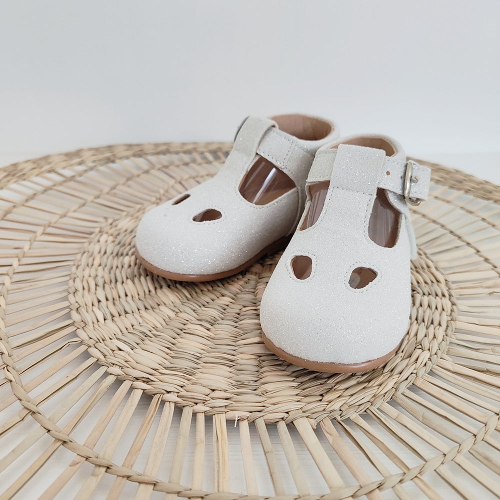 Scarpe Occhio di bue glitter primi passi Angelitos