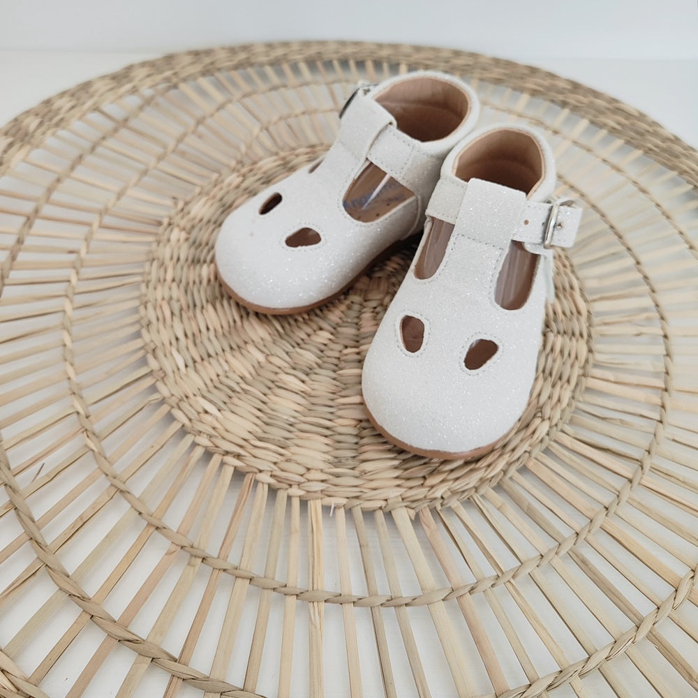 Scarpe Occhio di bue glitter primi passi Angelitos