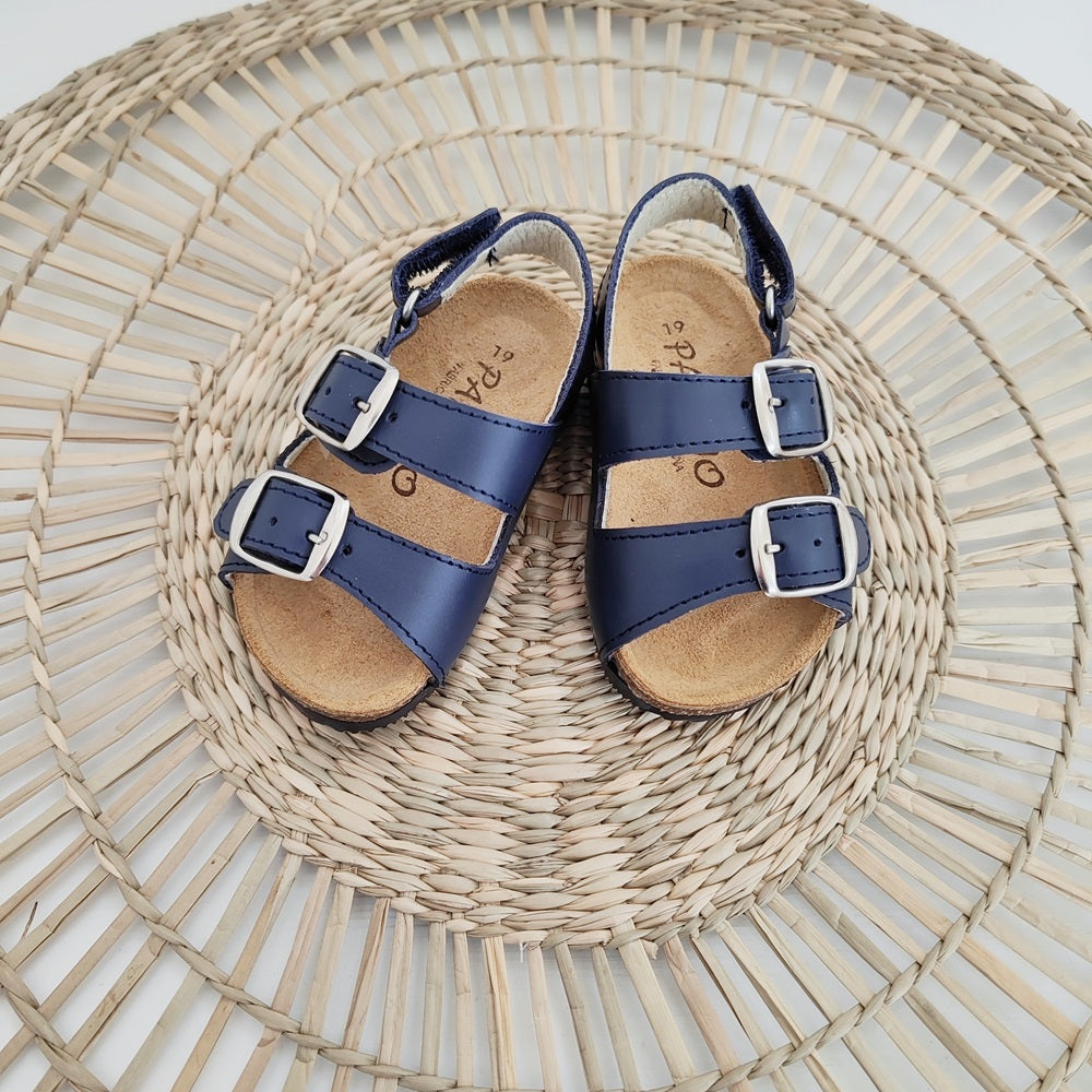 Sandalo in pelle e sughero primi passi Panyno