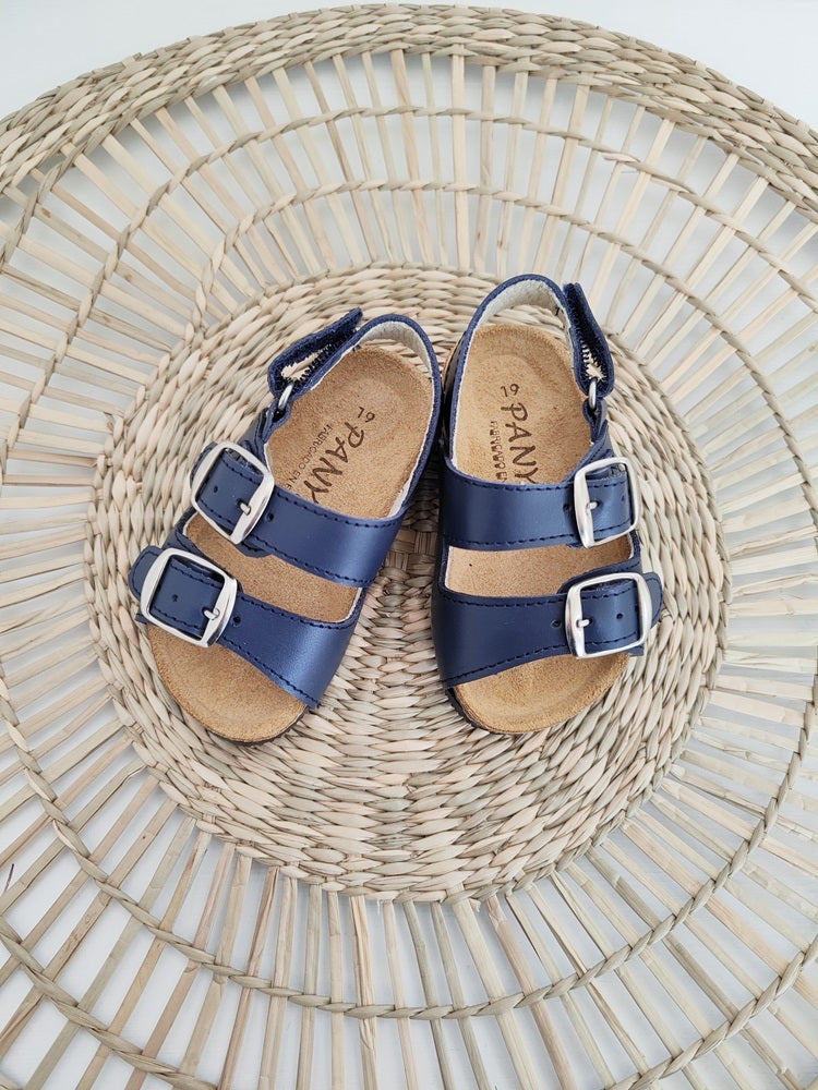 Sandalo in pelle e sughero primi passi Panyno