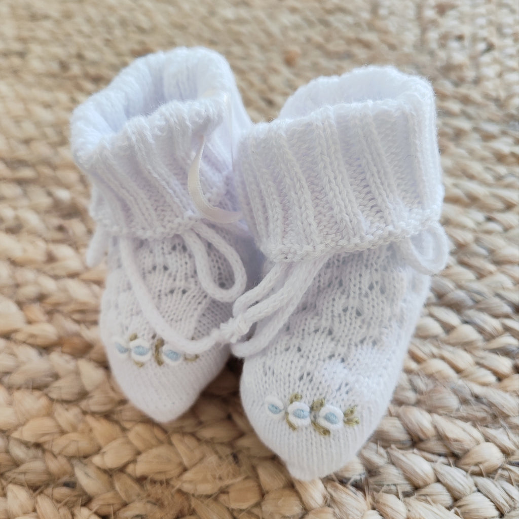 Tutina + bavetta + scarpette in filo di cotone Jolie Juliet