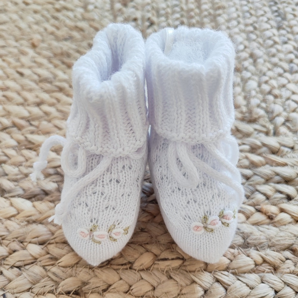 Tutina + bavetta + scarpette in filo di cotone Jolie Juliet